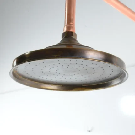 aged brass showerhead