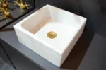 Exotic White Marble Sink